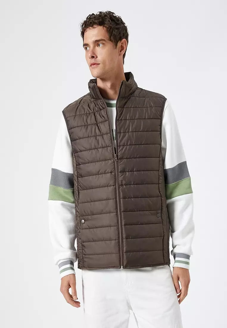 CASUAL PLAIN GILET