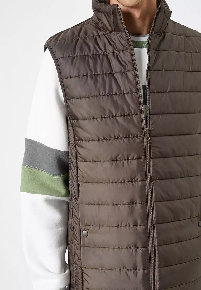 CASUAL PLAIN GILET